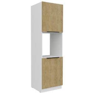 Vysoká kuchyňská skříňka 60 CAMERON 42 bílý / dub cremona