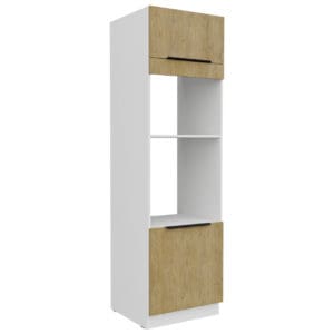 Vysoká kuchyňská skříňka 60 CAMERON 44 bílý / dub cremona