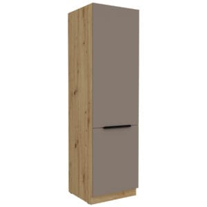 Vysoká kuchyňská skříňka 60 ERIS 47 dub artisan / písková šedá