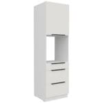 Vysoká kuchyňská skříňka 60 ERIS 51 Bílá / Bílá mat AFM