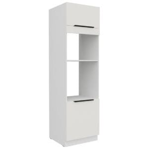 Vysoká kuchyňská skříňka 60 ERIS 52 bílá / bílý mat