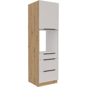 Vysoká kuchyňská skříňka 60 IBARA 43 Dub Artisan / Kašmír