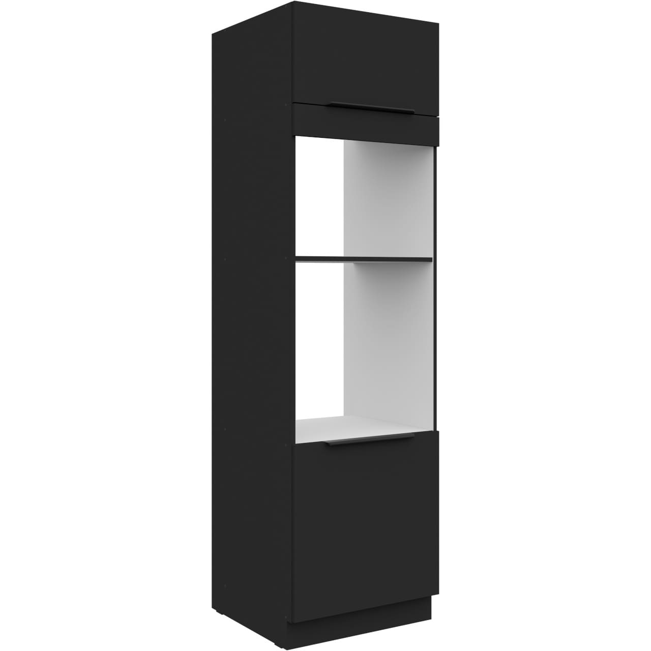 Vysoká kuchyňská skříňka 60 SILVIA 48 černý