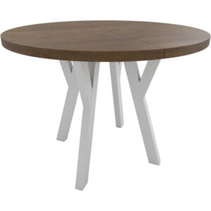 Kulatý stůl ENZO 100cm rozkládací do 200cm dub lefkas