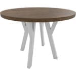 Kulatý stůl ENZO 100cm rozkládací do 250cm dub lefkas