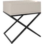 Noční stolek SIENA kašmír / černá