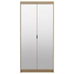 Skříň se zrcadlem ELENI 2D olejovaný dub