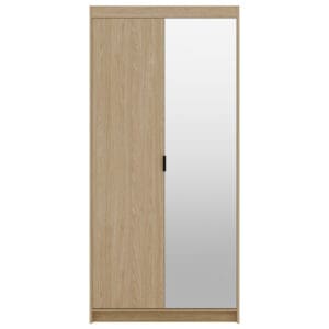Skříň se zrcadlem ELENI 2D1L olejovaný dub