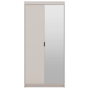 Skříň se zrcadlem ELENI 2D1L písková béžová