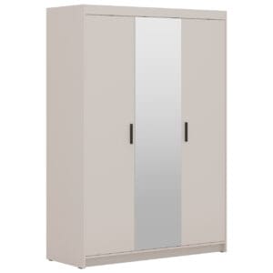 Skříň se zrcadlem ELENI 3D písková béžová