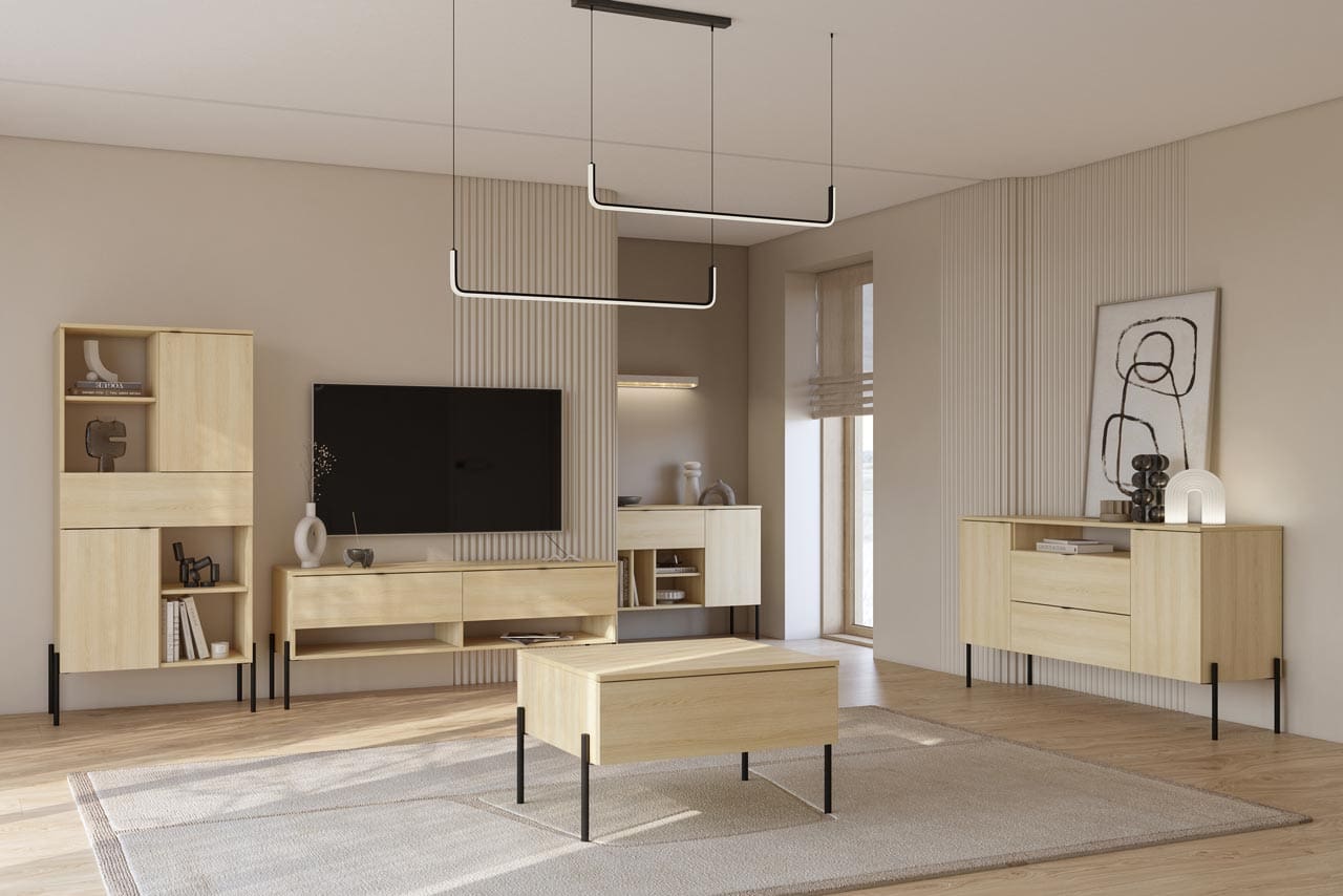 Komoda DORE 45 dub lindberg - Obrázek 6