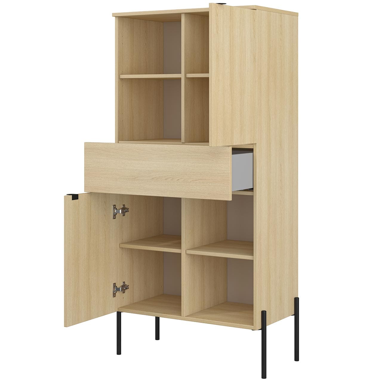 Regál DORE 42 dub lindberg - Obrázek 3