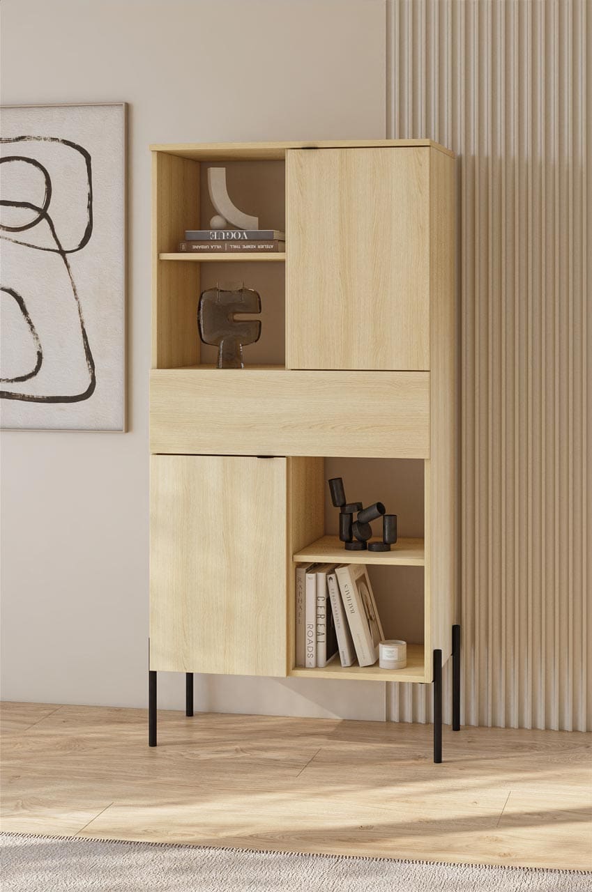 Regál DORE 42 dub lindberg - Obrázek 5