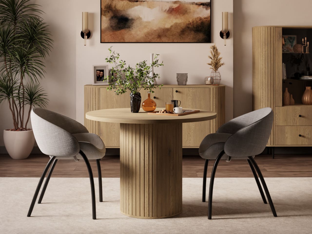 Rozkládací stůl 100cm NARITA 12 dub cremona - Obrázek 9