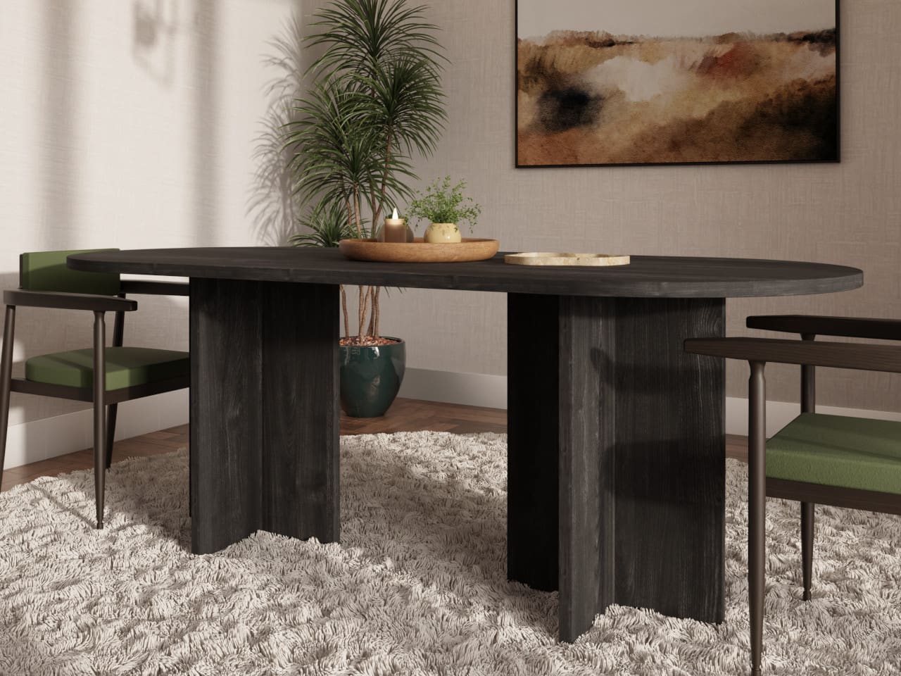 Stůl 90x204cm OLDEN jasan portland - Obrázek 5