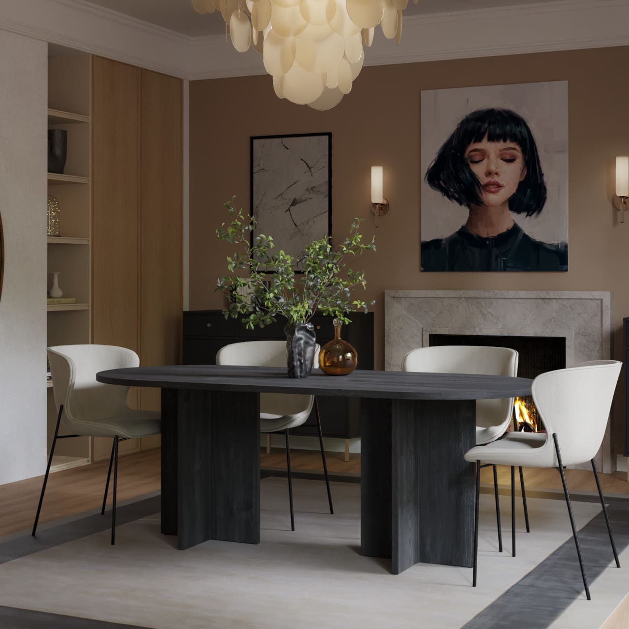 Stůl 90x204cm OLDEN jasan portland - Obrázek 7