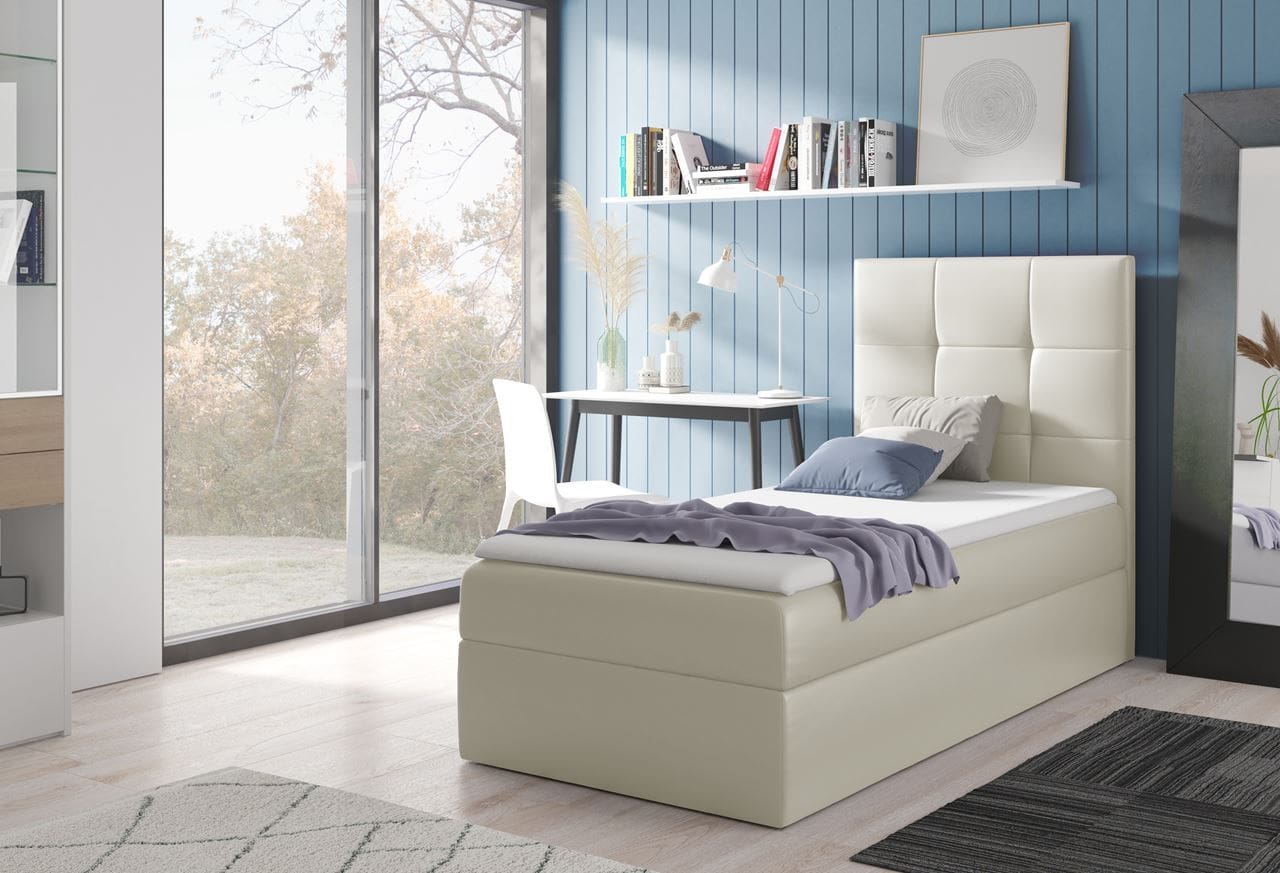 Kontinentální postel MARANTA 100x200 levá madryt 912