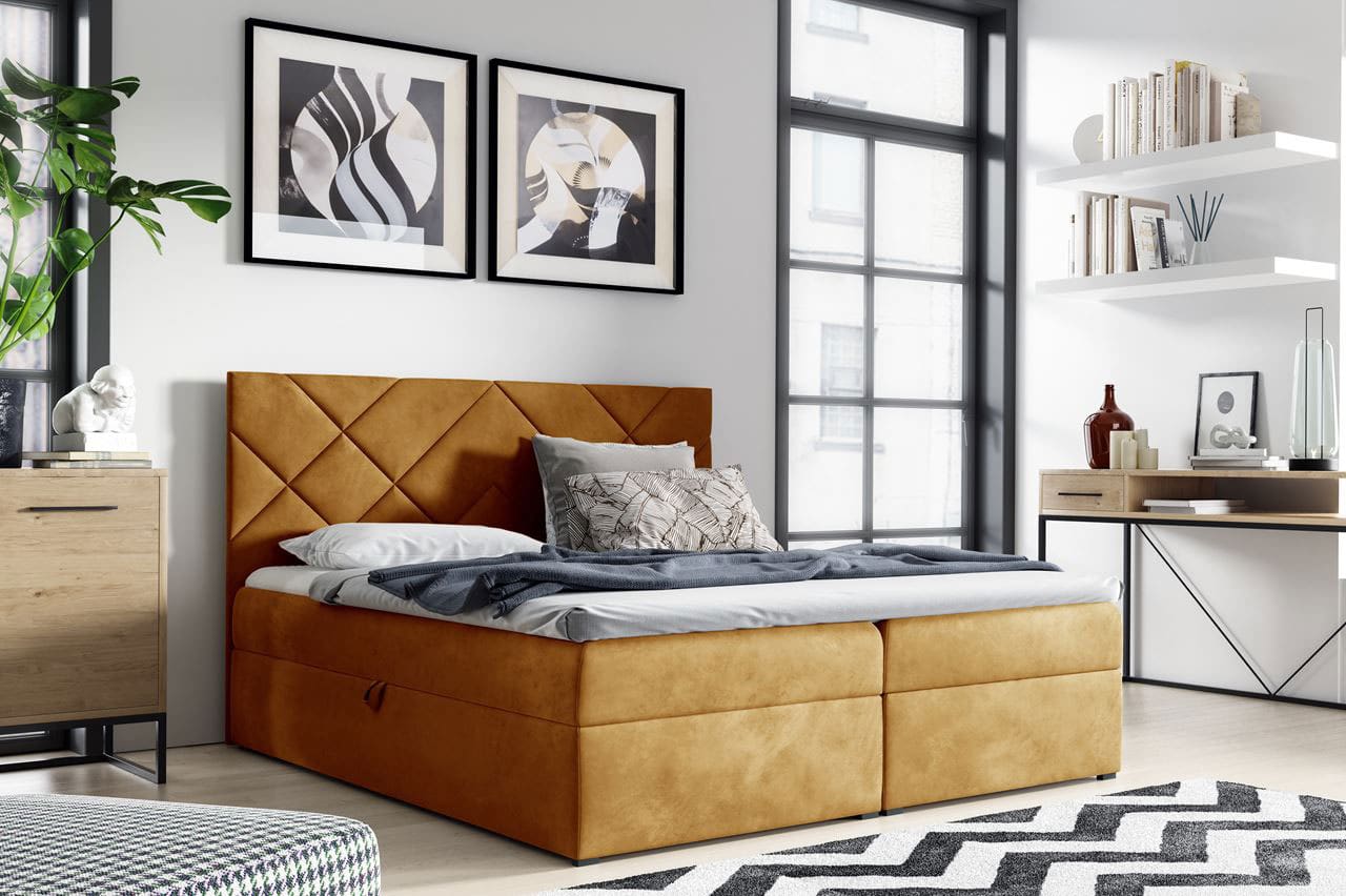 Kontinentální postel PEONIA 160x200 fresh 37 - Obrázek 2