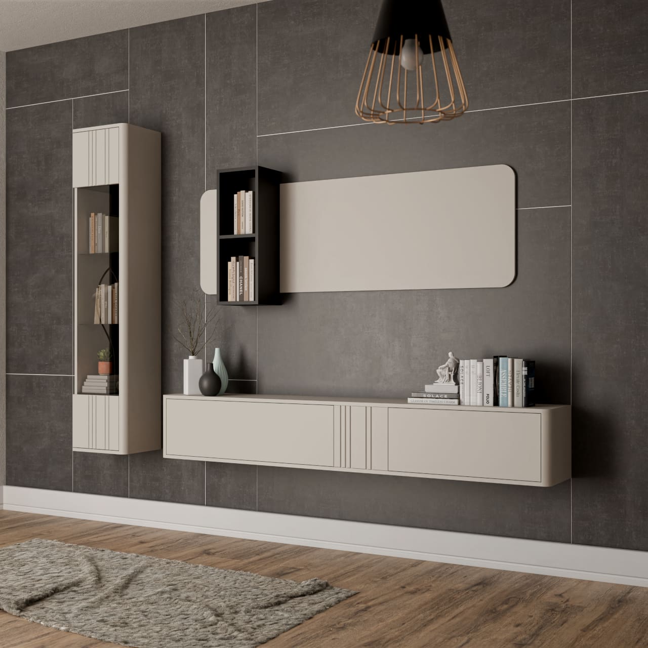 Obývací stěna PLEIN 2 kašmír