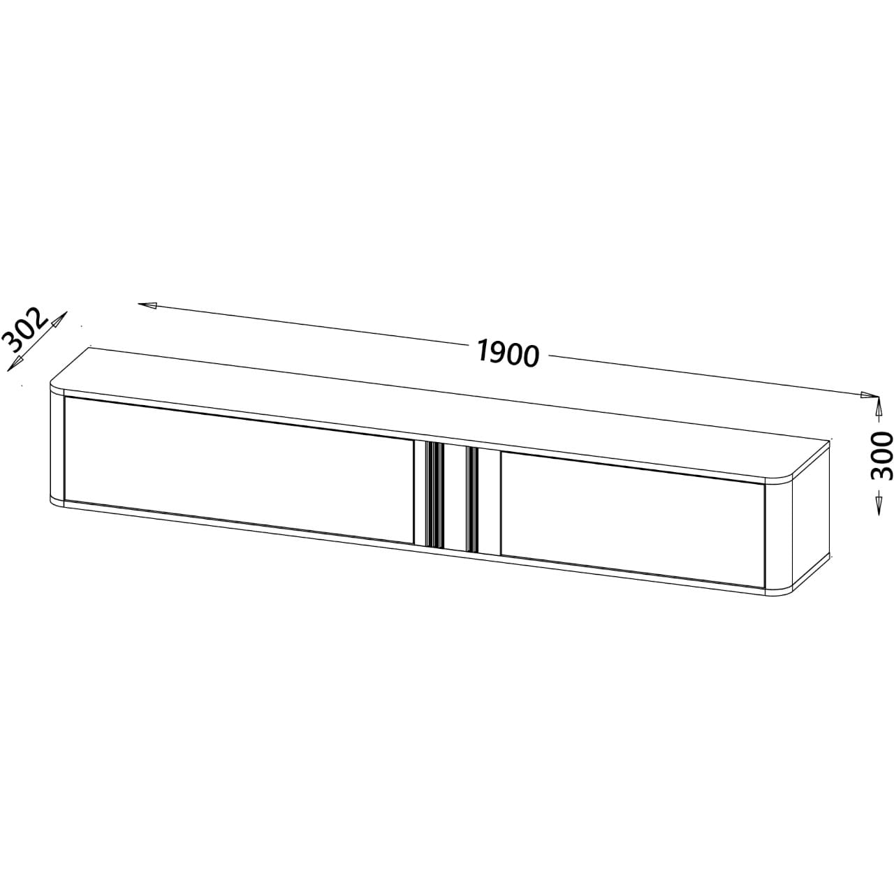 Obývací stěna PLEIN 1 kašmír - Obrázek 4