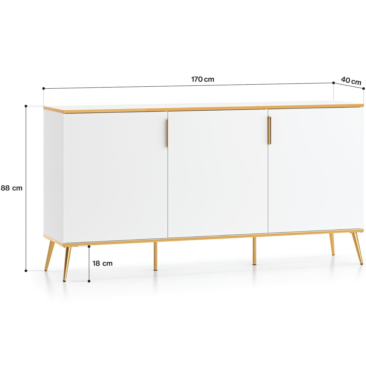 Obývací stěna TERBI 1 alpská bílá - Obrázek 5