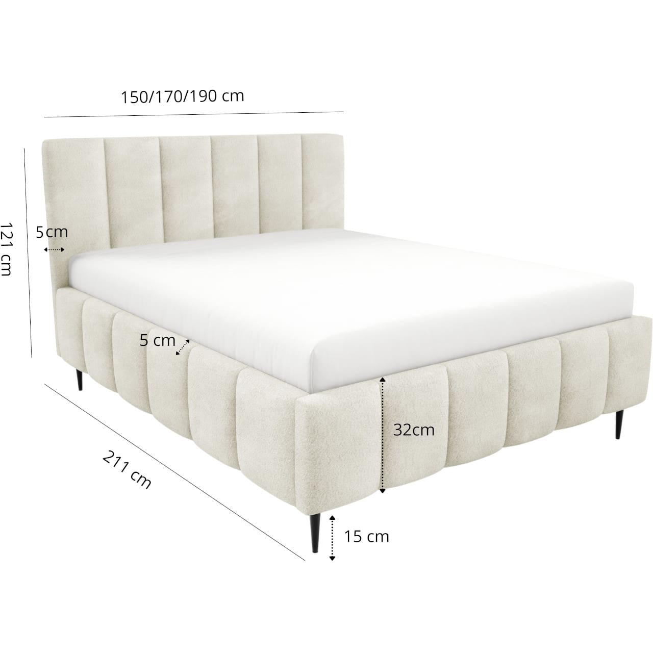 Čalouněná postel ROSARIO N 180x200 coral 15 - Obrázek 5