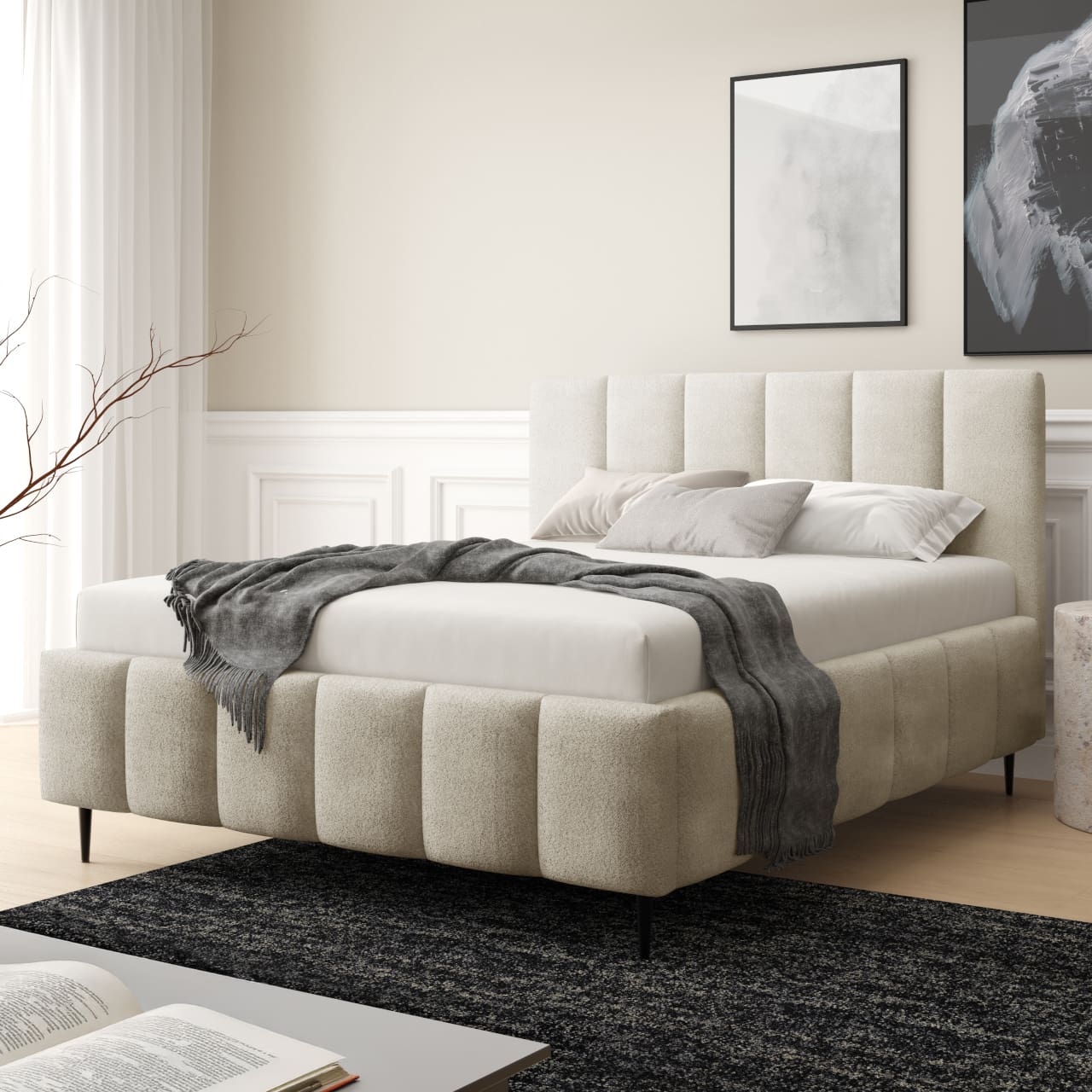 Čalouněná postel ROSARIO N 180x200 coral 15 - Obrázek 6