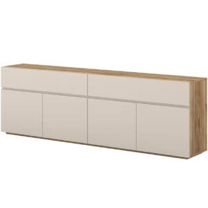Komoda DRISS 25 dub mauvella / kašmír