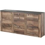 Komoda LORAN LO25 satin nussbaum / touchwood