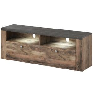 Komoda RTV LORAN LO41 satin nussbaum / touchwood