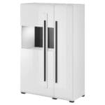 Komoda TUSLA TU42 bílý / bílý lesk