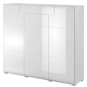 Komoda vysoká DELTO TL76 bílý / bílý lesk