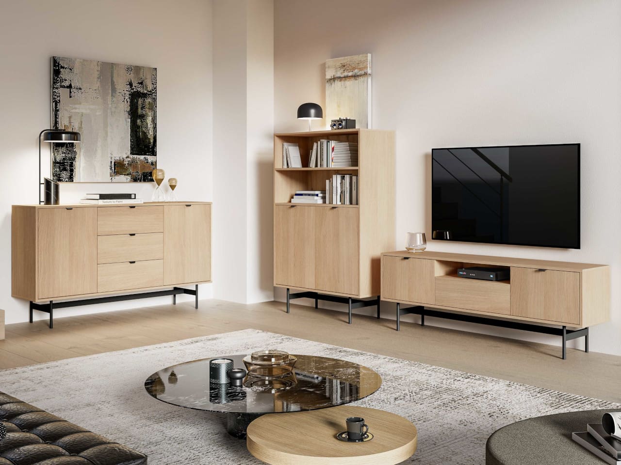 Obývací stěna SARGAS 1 dub mavelie