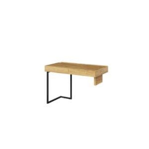 Psací stůl 110 2s pravý/levý hikora naturalna/raw steel TEEN FLEX TF06