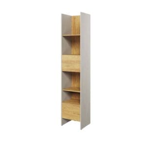 Regál 45 silk flou/hikora přírodní TEEN FLEX TF02