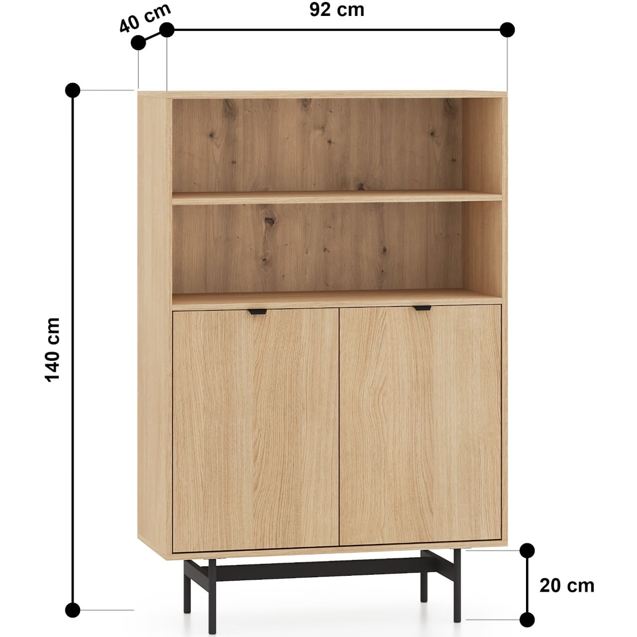 Obývací stěna SARGAS 1 dub mavelie - Obrázek 5