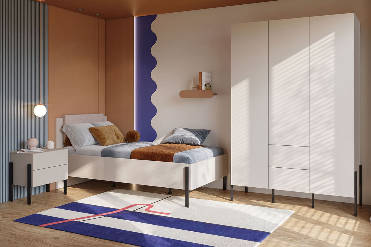 Šatní skříň JUKAN 19 kašmír - Obrázek 6