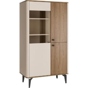 Vitrina ALPHARD 03 ořech royal / kašmír