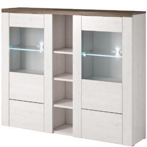 Vitrína LORAN LO46 sibiu larche / sonoma truffel