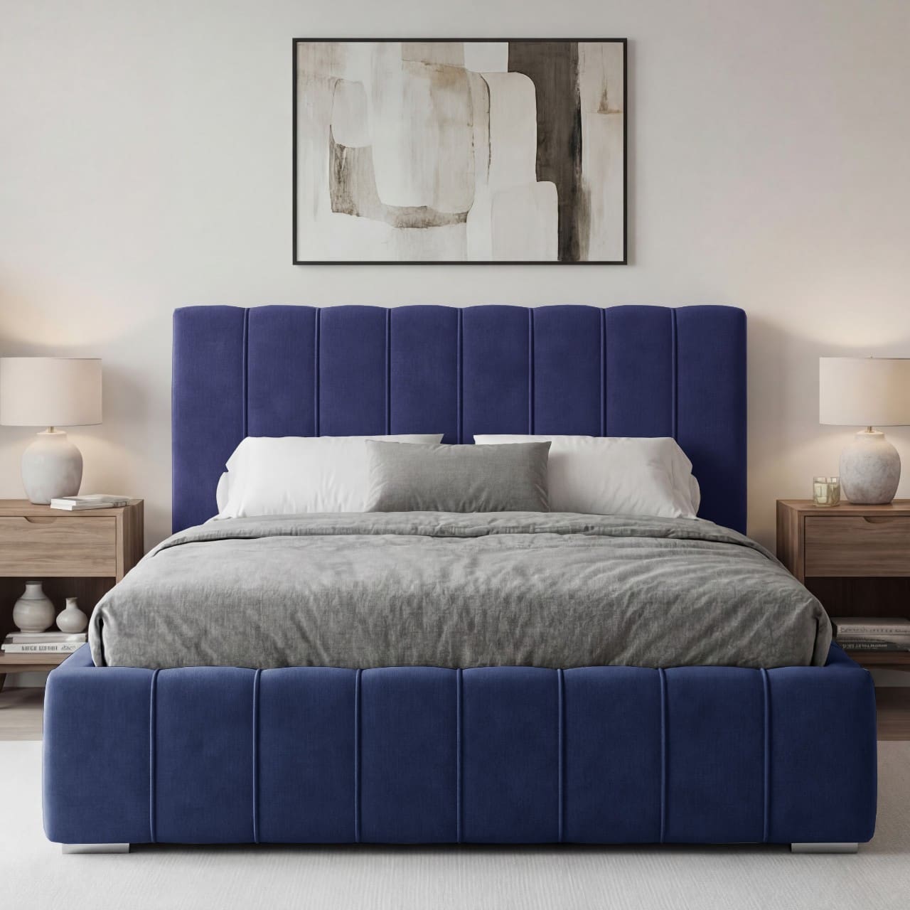 Čalouněná postel AVEIRO 160x200 magic velvet 2216 - Obrázek 5