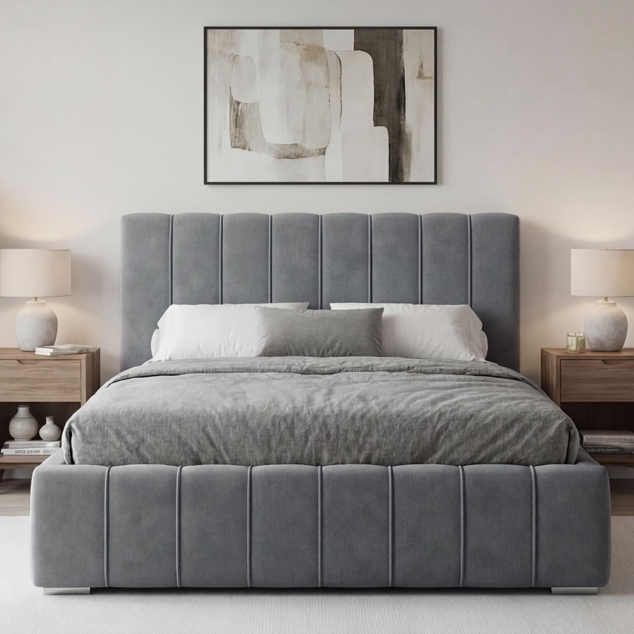 Čalouněná postel AVEIRO 160x200 magic velvet 2217 - Obrázek 6