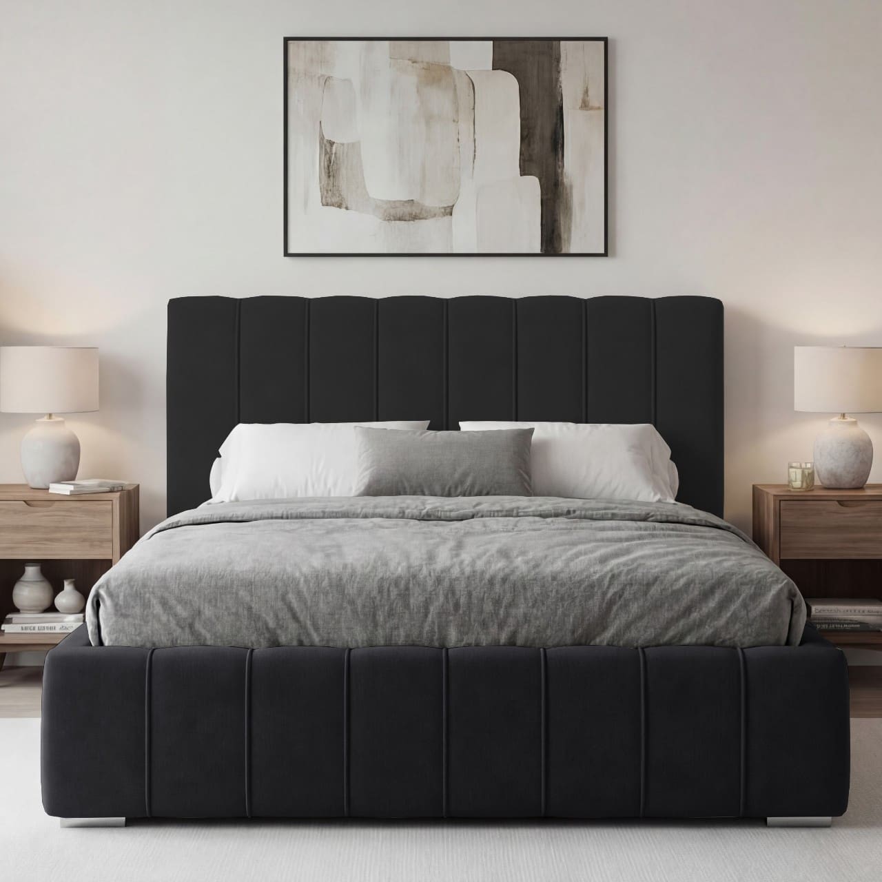 Čalouněná postel AVEIRO 160x200 magic velvet 2219 - Obrázek 6