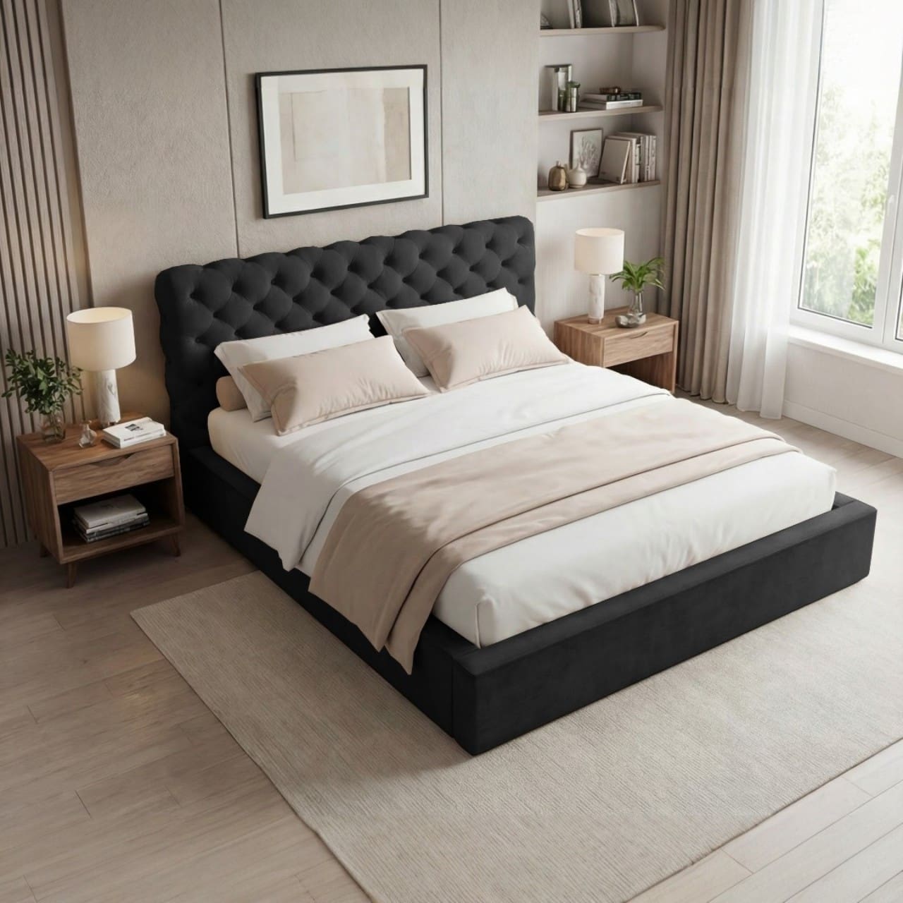 Čalouněná postel GAUSS 120x200 magic velvet 2219 - Obrázek 6