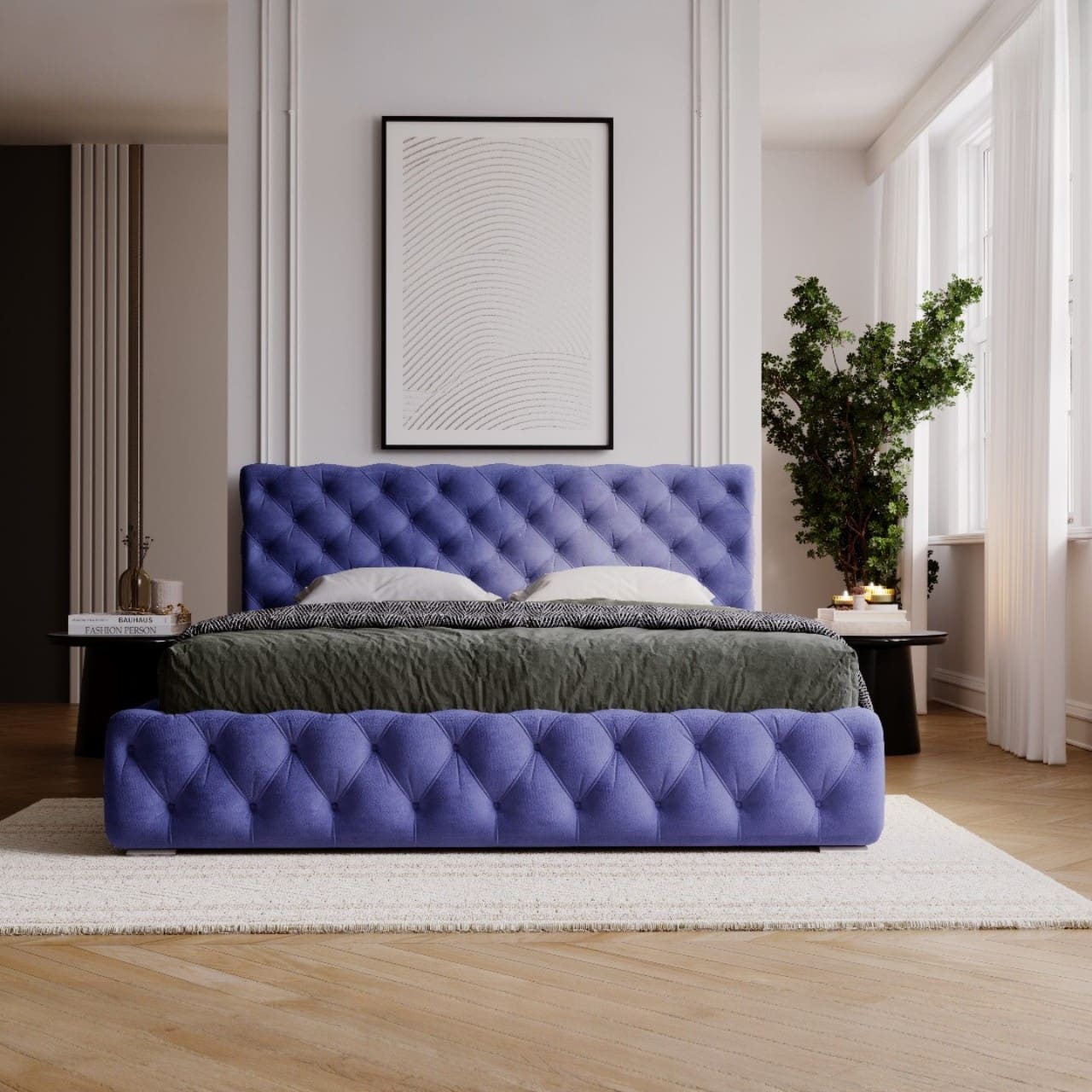 Čalouněná postel INTER 120x200 magic velvet 2216 - Obrázek 6