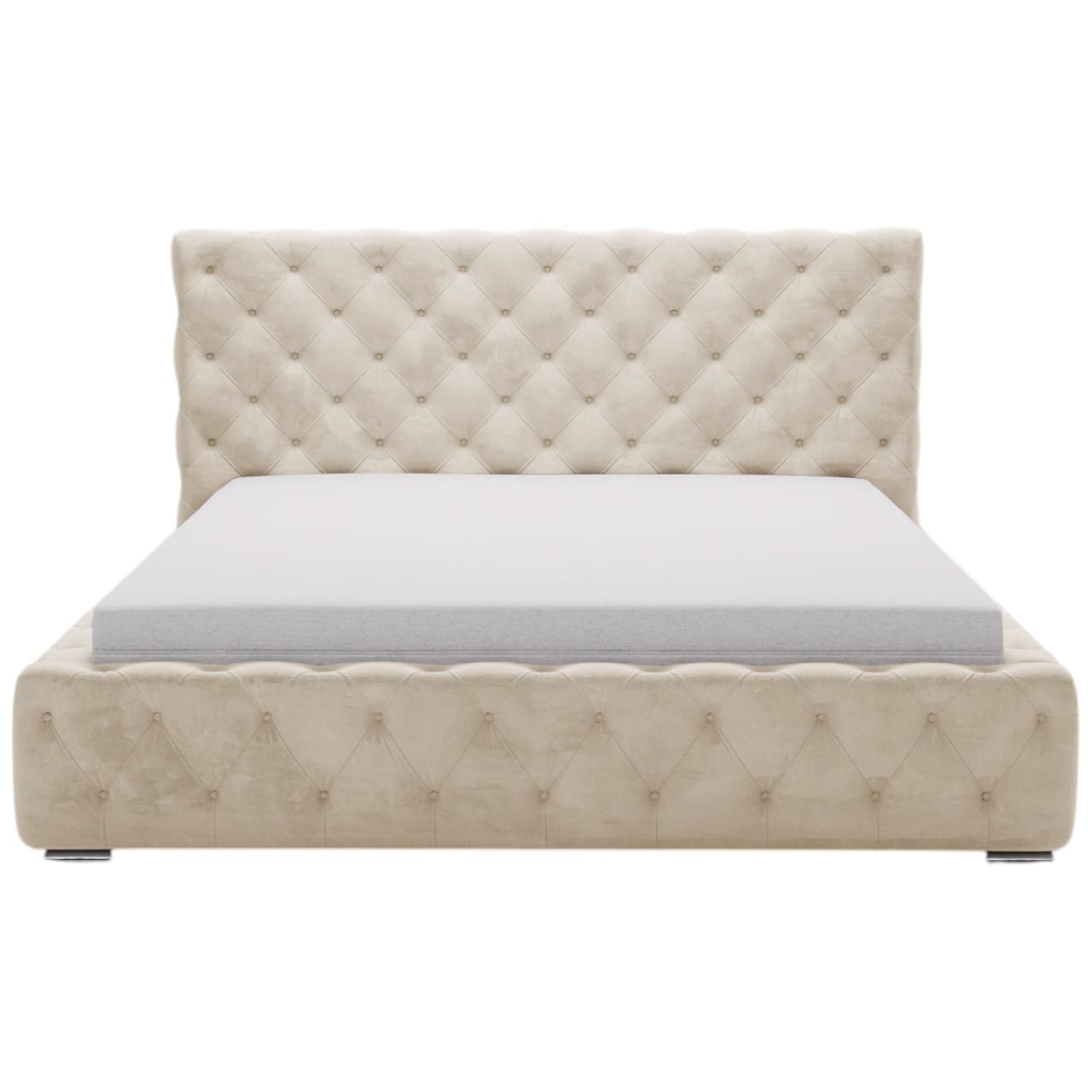 Čalouněná postel INTER 140x200 magic velvet 2201 - Obrázek 2
