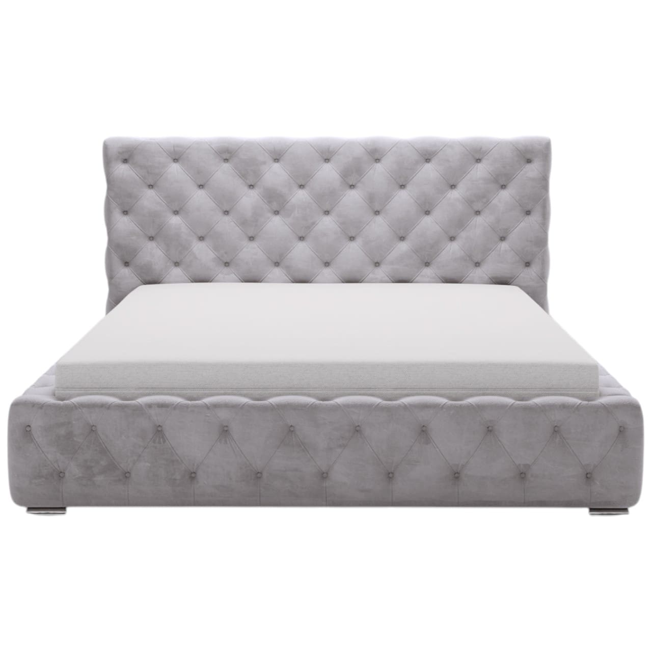 Čalouněná postel INTER 200x200 magic velvet 2218 - Obrázek 2