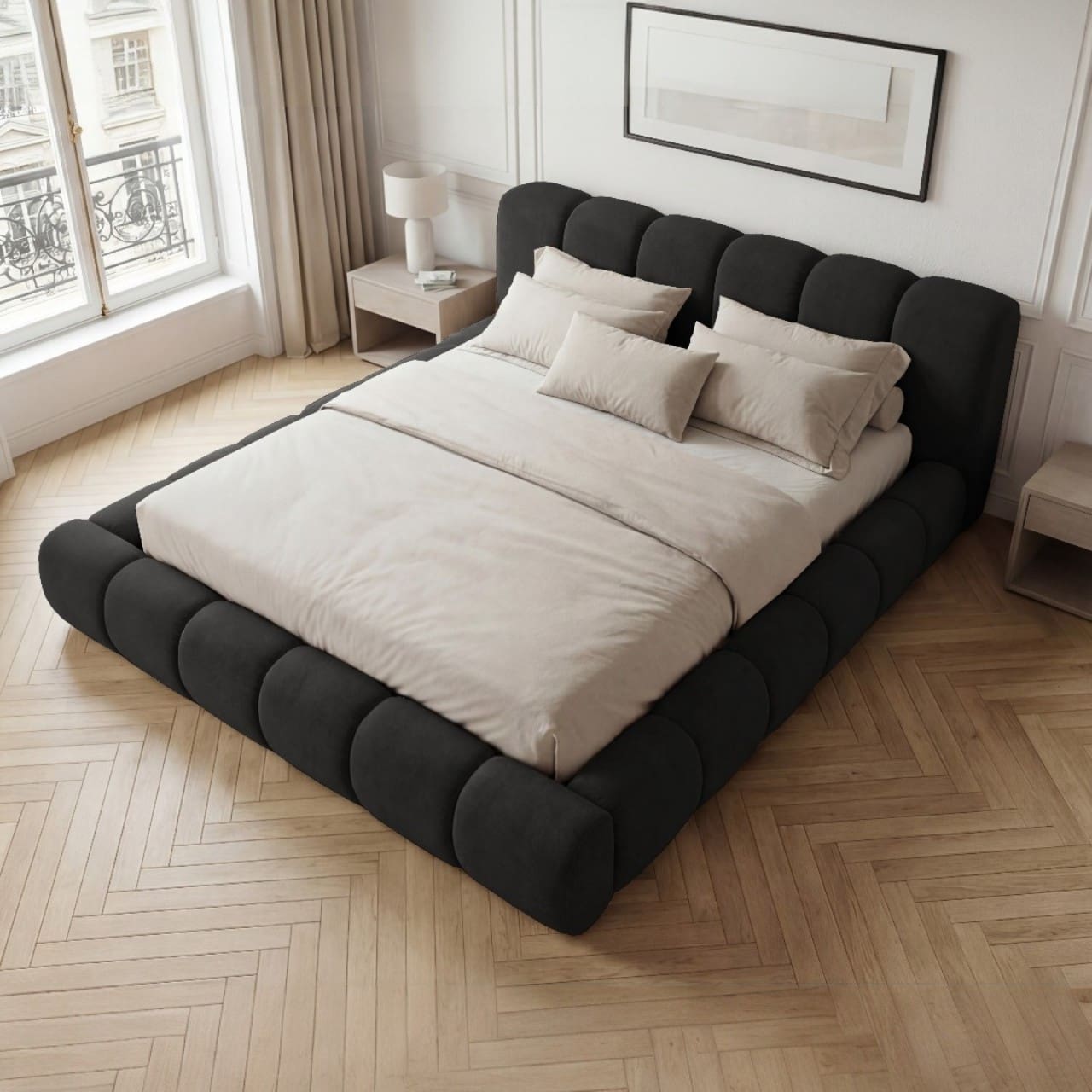 Čalouněná postel TRAUM 160x200 komodo 23 - Obrázek 4