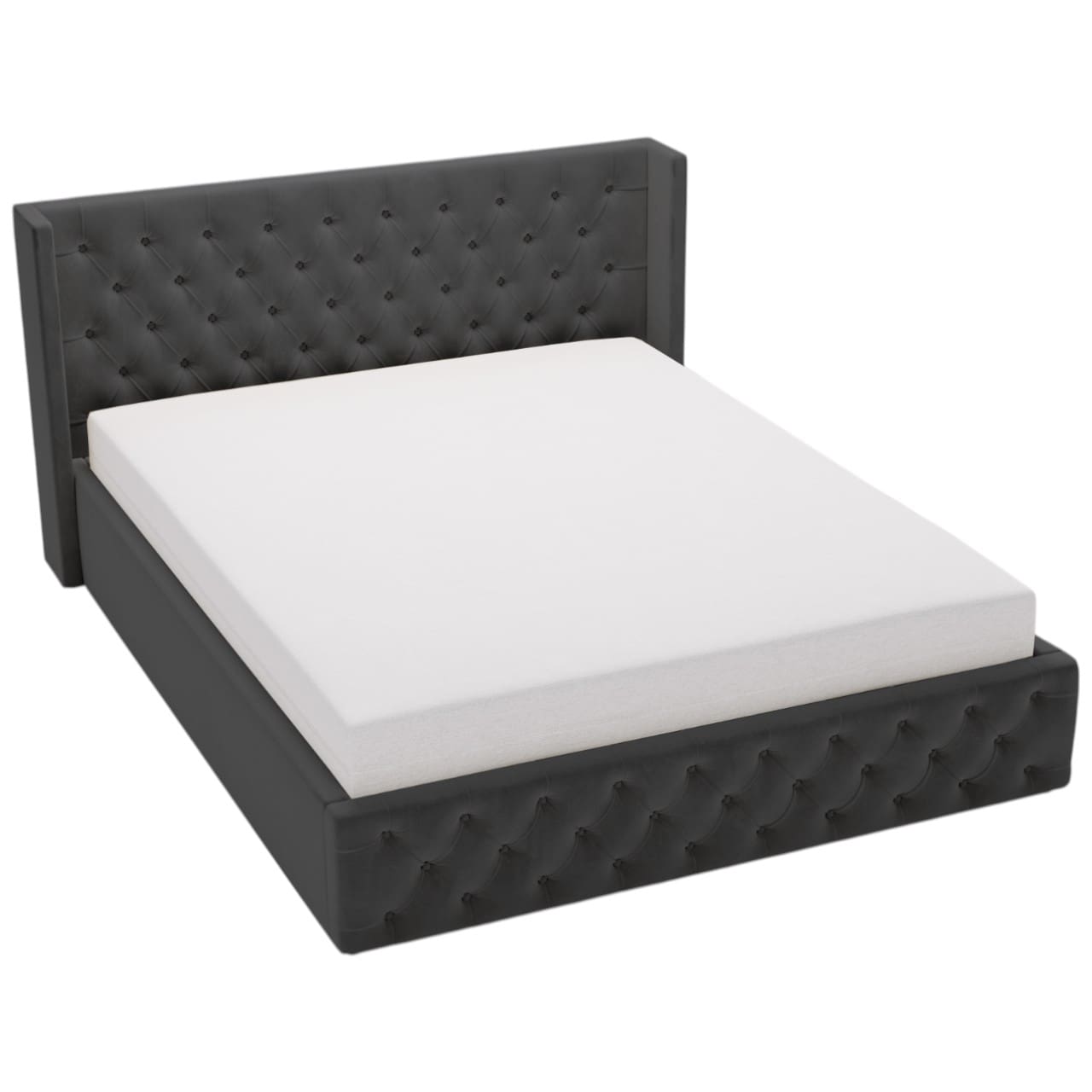 Čalouněná postel VERDES 180x200 magic velvet 2219 - Obrázek 2