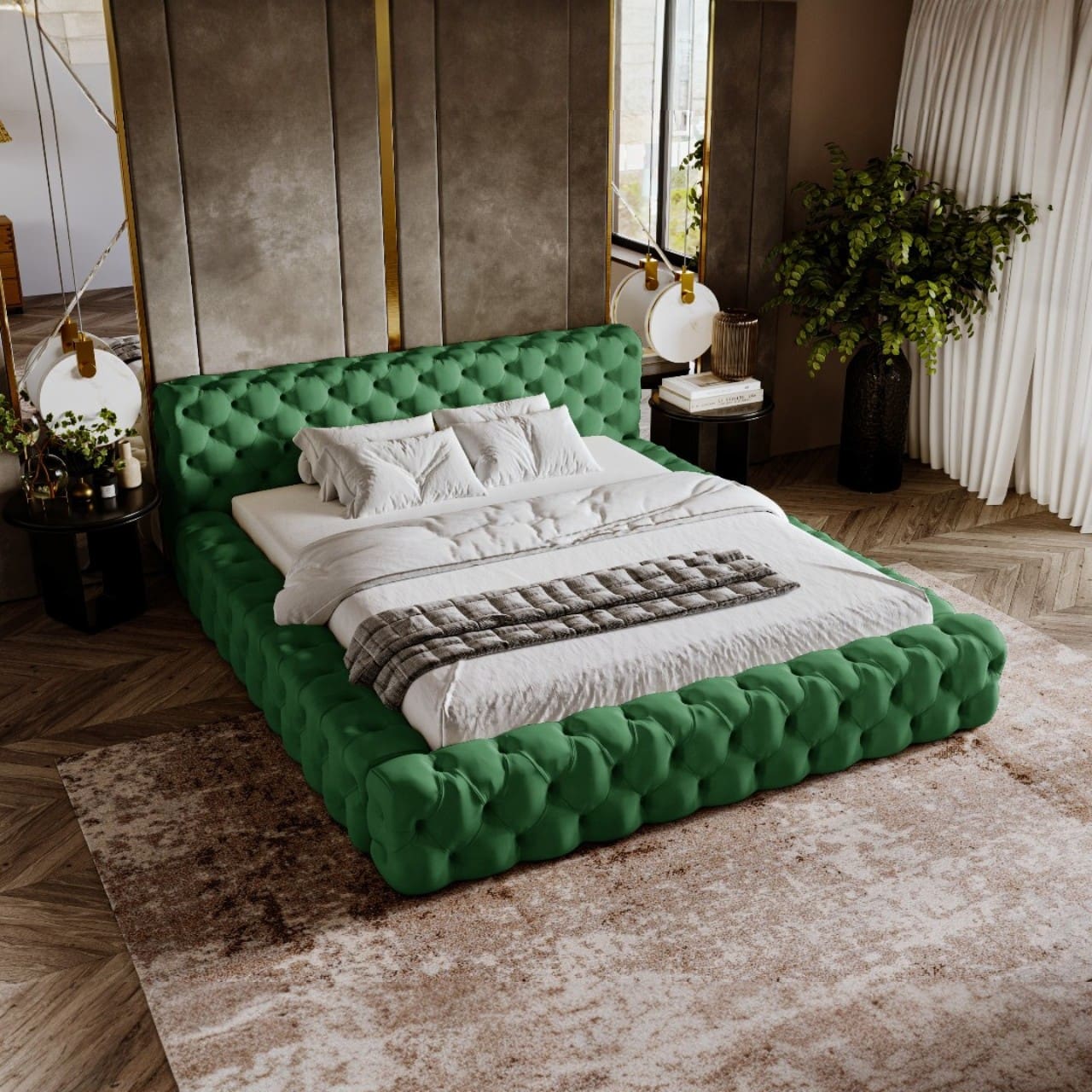 Čalouněná postel NOIA 120x200 magic velvet 2225 - Obrázek 3