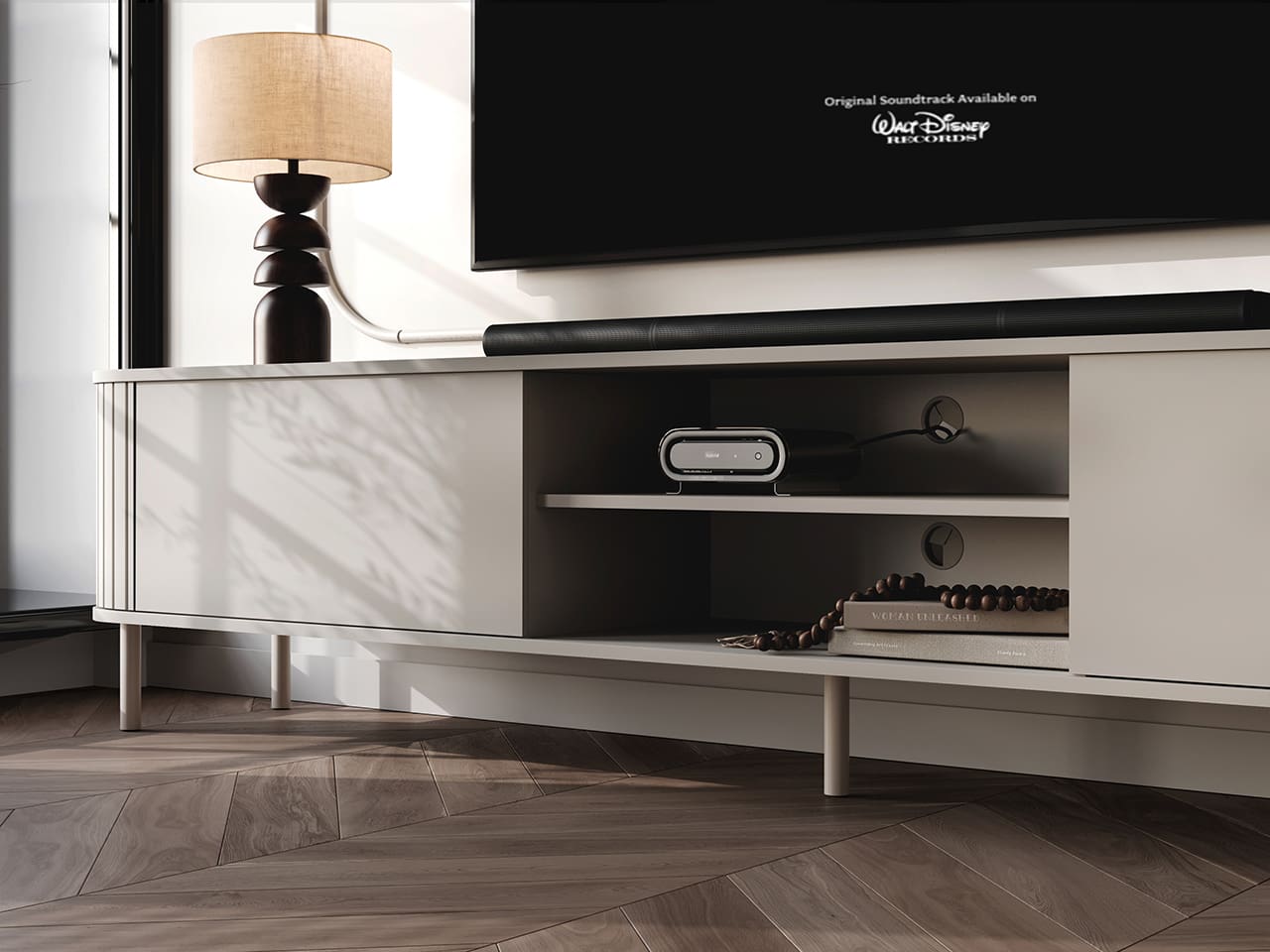 Komoda RTV 220 2K ZENO kašmír / kašmír - Obrázek 5